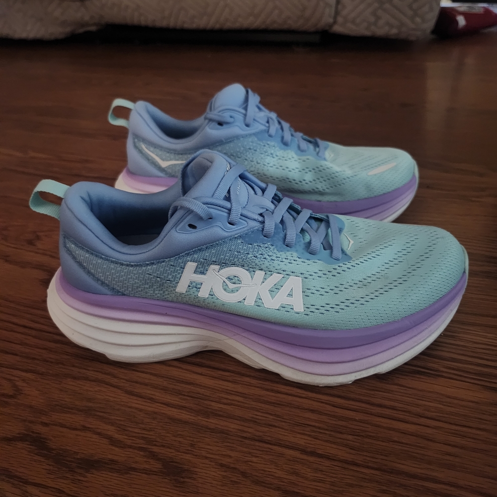 Hoka Blue and Purple Women's Sneakers